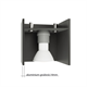 Ceiling lamp QUAD 1 black Sollux Lighting Deep Space