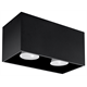 Ceiling lamp QUAD black Sollux Lighting Deep Space