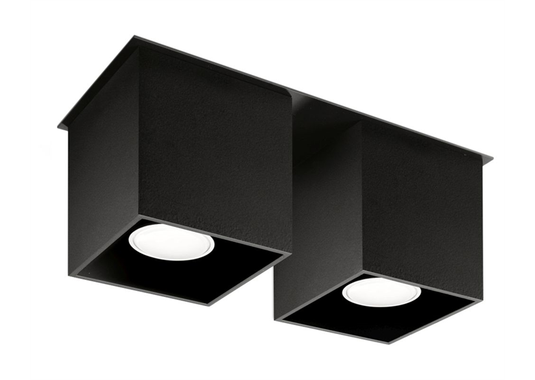 Ceiling lamp QUAD 2 black Sollux Lighting Deep Space