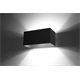 Wall lamp QUAD MAXI black Sollux Lighting Deep Space