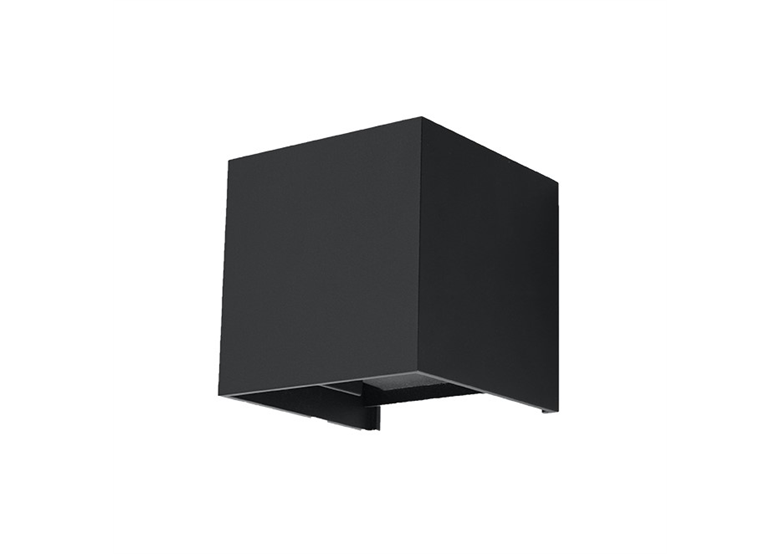 Wall lamp LUCA black LED IP54 Sollux Lighting Deep Space