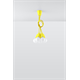 Pendant lamp DIEGO 5 yellow Sollux Lighting Nickel