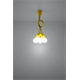 Pendant lamp DIEGO 5 yellow Sollux Lighting Nickel