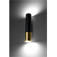 Wall lamp LOOPEZ black/golden Sollux Lighting Ocean Green