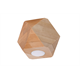 Ceiling lamp WOODY 1 natural wood Sollux Lighting Peach Puff