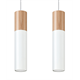 Pendant lamp PABLO 2 white Sollux Lighting Peach Puff