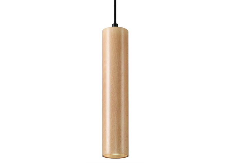 Pendant lamp LINO wood Sollux Lighting Peach Puff