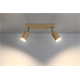 Ceiling lamp BERG 2 natural wood Sollux Lighting Peach Puff