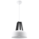 Pendant lamp CASCO white/black Sollux Lighting Peach Puff