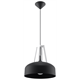 Pendant lamp CASCO black/white Sollux Lighting Peach Puff