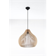 Pendant lamp APRILLA wood Sollux Lighting Peach Puff