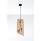 Pendant lamp ALEXIA wood Sollux Lighting Peach Puff