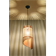 Pendant lamp ALEXIA wood Sollux Lighting Peach Puff