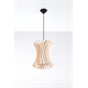 Pendant lamp ORIANA wood Sollux Lighting Peach Puff