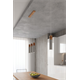 Pendant lamp ZANE 1  grey Sollux Lighting Persian Indigo