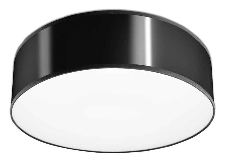 Ceiling lamp ARENA 35 black Sollux Lighting Spanish Orange