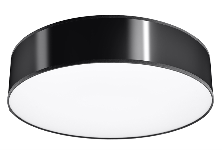 Ceiling lamp ARENA 55 black Sollux Lighting Spanish Orange