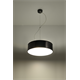 Pendant lamp ARENA 35 black Sollux Lighting Spanish Orange