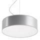 Pendant lamp ARENA 35 grey Sollux Lighting Spanish Orange