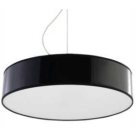 Pendant lamp ARENA 45 black Sollux Lighting Spanish Orange