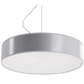 Pendant lamp ARENA 45 grey Sollux Lighting Spanish Orange