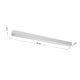 Wall lamp PINNE 90 grey Sollux Lighting Toro TH.058