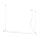 Pendant lamp PINNE 150 white Sollux Lighting Toro TH.083