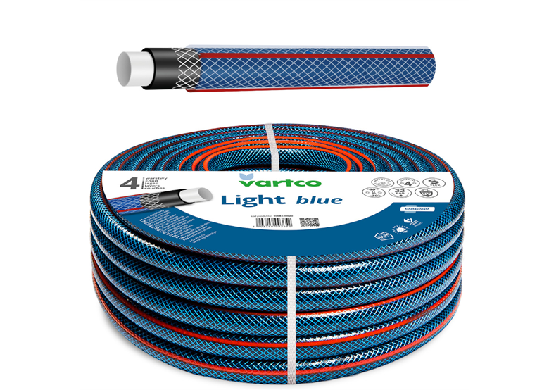 Zahradní hadice 3/4" 30 m 4-vrstvá Vartco LIGHT BLUE 1008340030