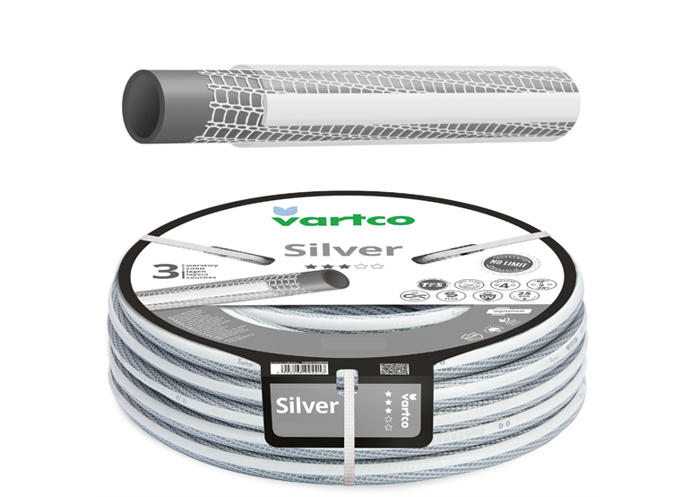 Zahradní hadice 1/2" 50 m 3-vrstvá Vartco SILVER TFS 1009120050